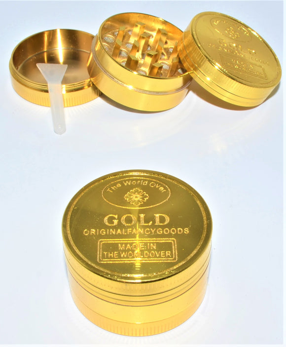 ME014 - Gold 40mm Grinder 3pc