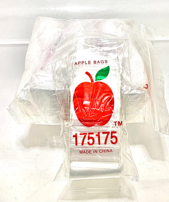 Small Sealable Apple Bags 175x175 1000ct