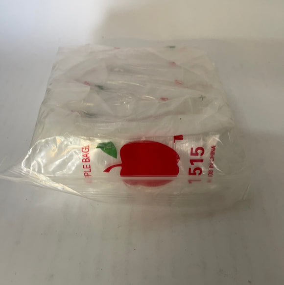 Small Sealable Apple Bags 15x15 1000ct