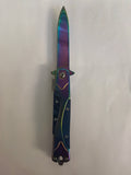 Rainbow Stiletto Style Quick Knife RT-7113