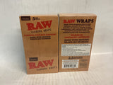 Raw GURANA WRAPS 5 boxes containing 5 each wrap total 25 ct