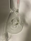 Water pipe 9mm beaker clear 12”