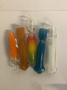Glass Pipe spoon 3”- Chillum Fancy