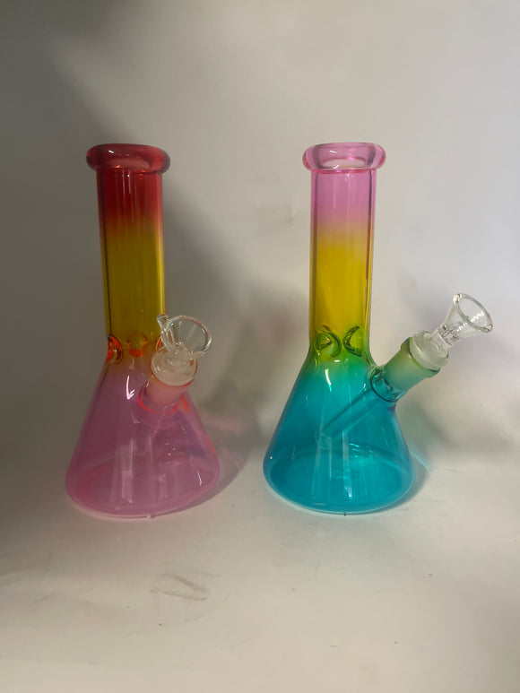 Water pipe 8” beaker Rasta