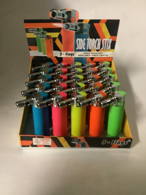 5 Flag Torch Lighter Slide Stix (25pc)