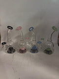 Water pipe 6” bent bowl