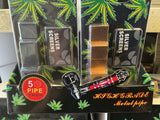 Metal pipe 2.5” magnet blister pack w/screen (12pc/box)