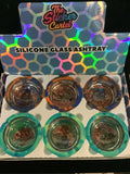 The sticker cartel - Silicone/Glass Ashtray