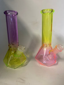 Water pipe 8” beaker daimond base