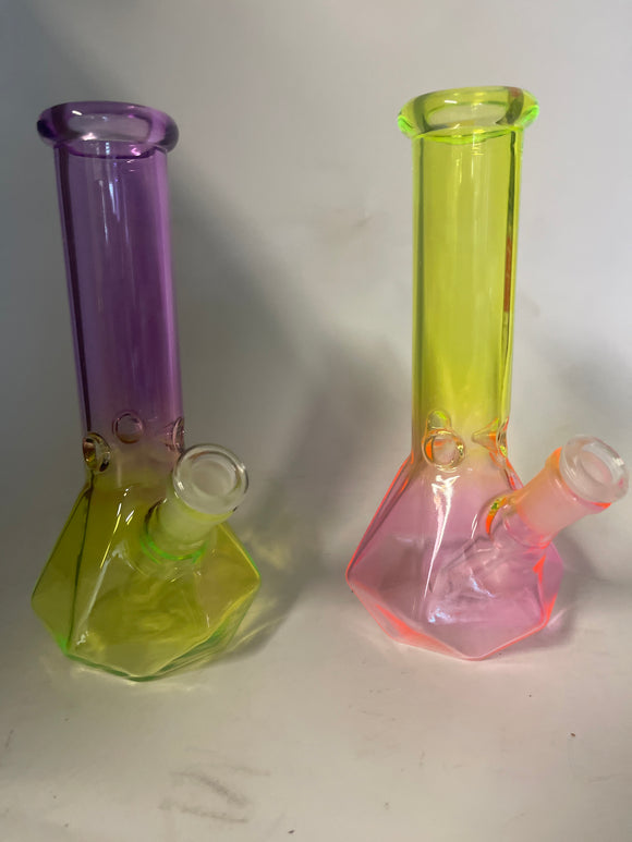 Water pipe 8” beaker daimond base