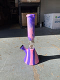 Silicone stratus water pipe 10”