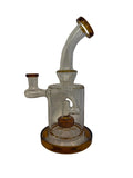 Water pipe 8.5” bent heavy ring color