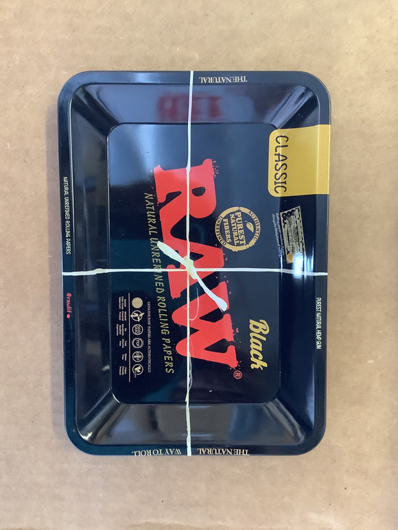 RAW Black Rolling Tray (Small)