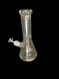 Water pipe 12” 9mm thick base clear