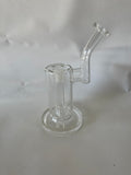 Water pipe bent shower 9” heavy clear