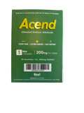 Acend elevated kratom alkaloids 200 mg Tablets – 40 Sachets per Box (1 Tablet per Sachet) by box