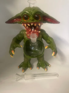 Water pipe silicone yoda monster 11”