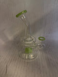 Water pipe 6” bent cube perc