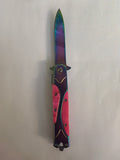 Rainbow Stiletto Style Quick Knife RT-7113