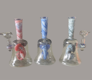 Water pipe elephant 9”