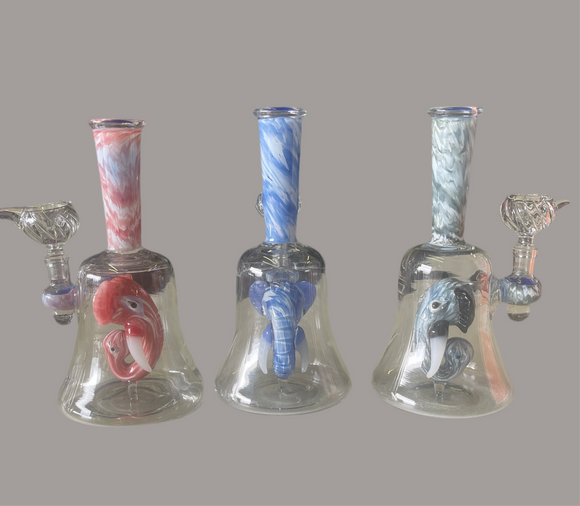Water pipe elephant 9”