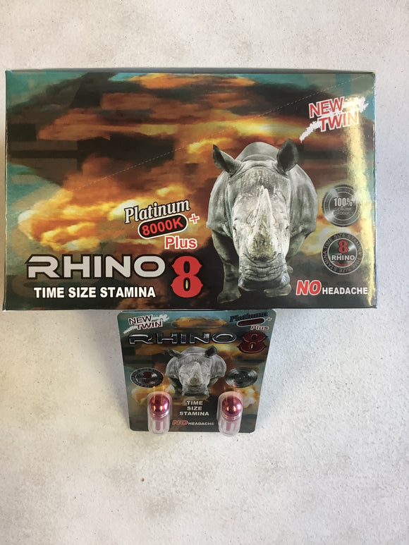 Rhino 8 8000k supreme double sex pills