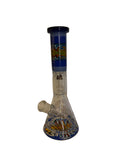 Water pipe 14” w/ perc thick base 9mm fancy