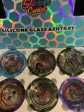 The sticker cartel - Silicone/Glass Ashtray