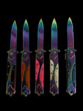 Rainbow Stiletto Style Quick Knife RT-7113