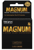 Trojan Magnum large size condom 3pk (6 boxes in sleeve)