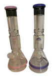 Water pipe beaker with shower perc 7mm 13”