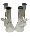 Water pipe 10” beaker clear (4 color)