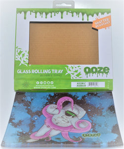 OOZE - Cosmic Kraken Glass Rolling Tray