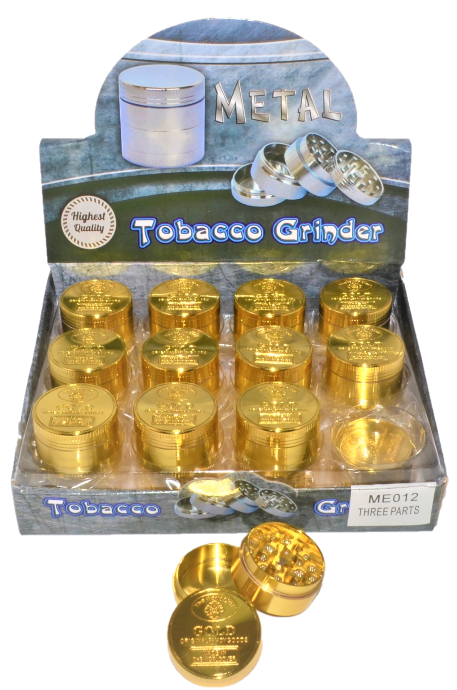 ME012 - Gold 32mm Grinder 3pc