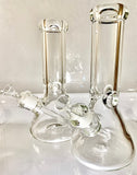 10” 9mm Clear Beaker Water Pipe
