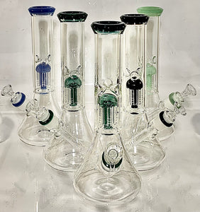 11" Beaker Tree Perc Water Pipe